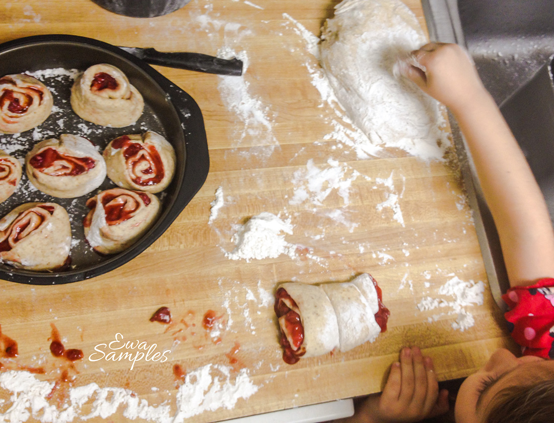Strawberry Filled Cinnamon Rolls - Picky Eater Approved