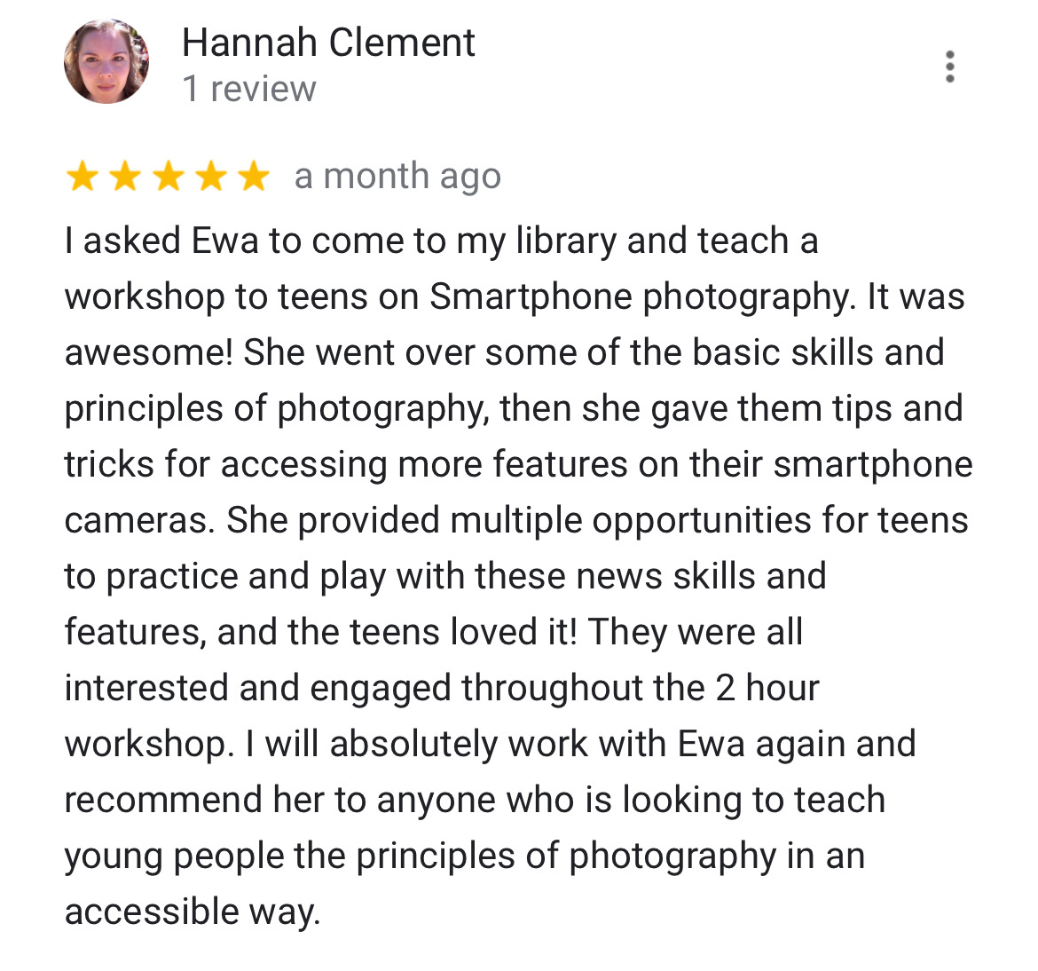 smartphone photography workshop santa clara california