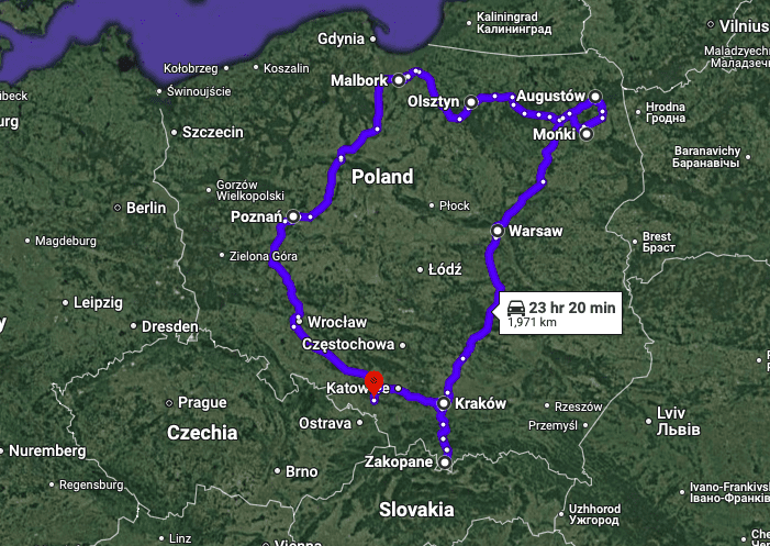 Trip around Poland