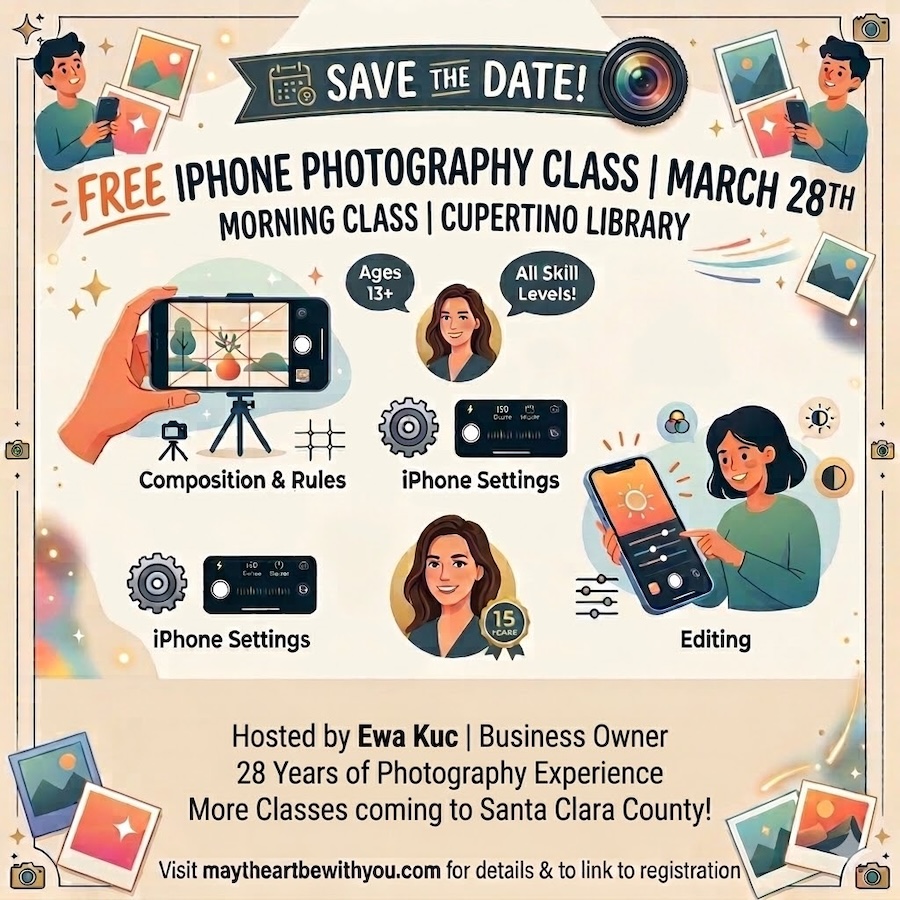 Free Photography Class Cupertino Library