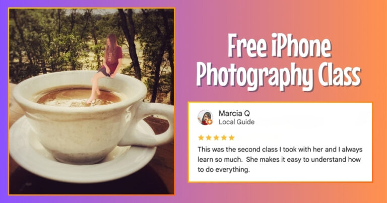 Free iPhone Photography Class in Cupertino